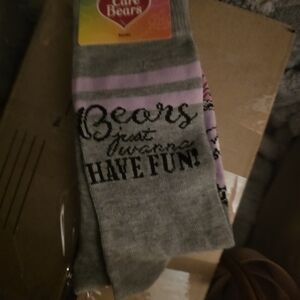 Care Bears Gray Socks